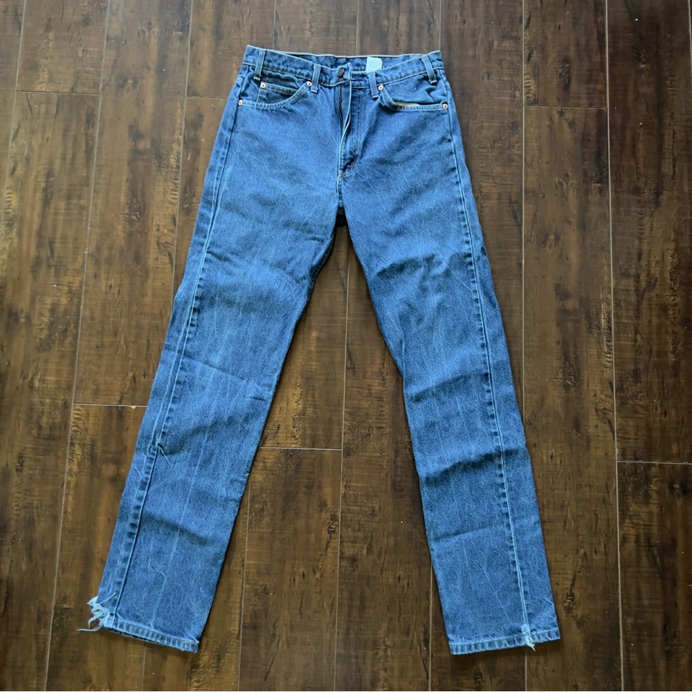 Levi’s straight leg orange tab made in USA denim jeans